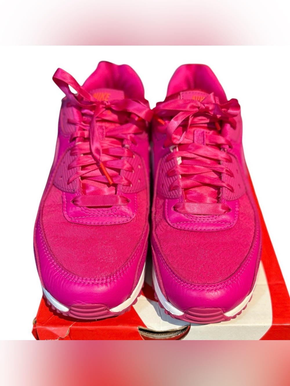 Nike Air Max Women's Pink Athletic Sneakers - Picture 3 of 6